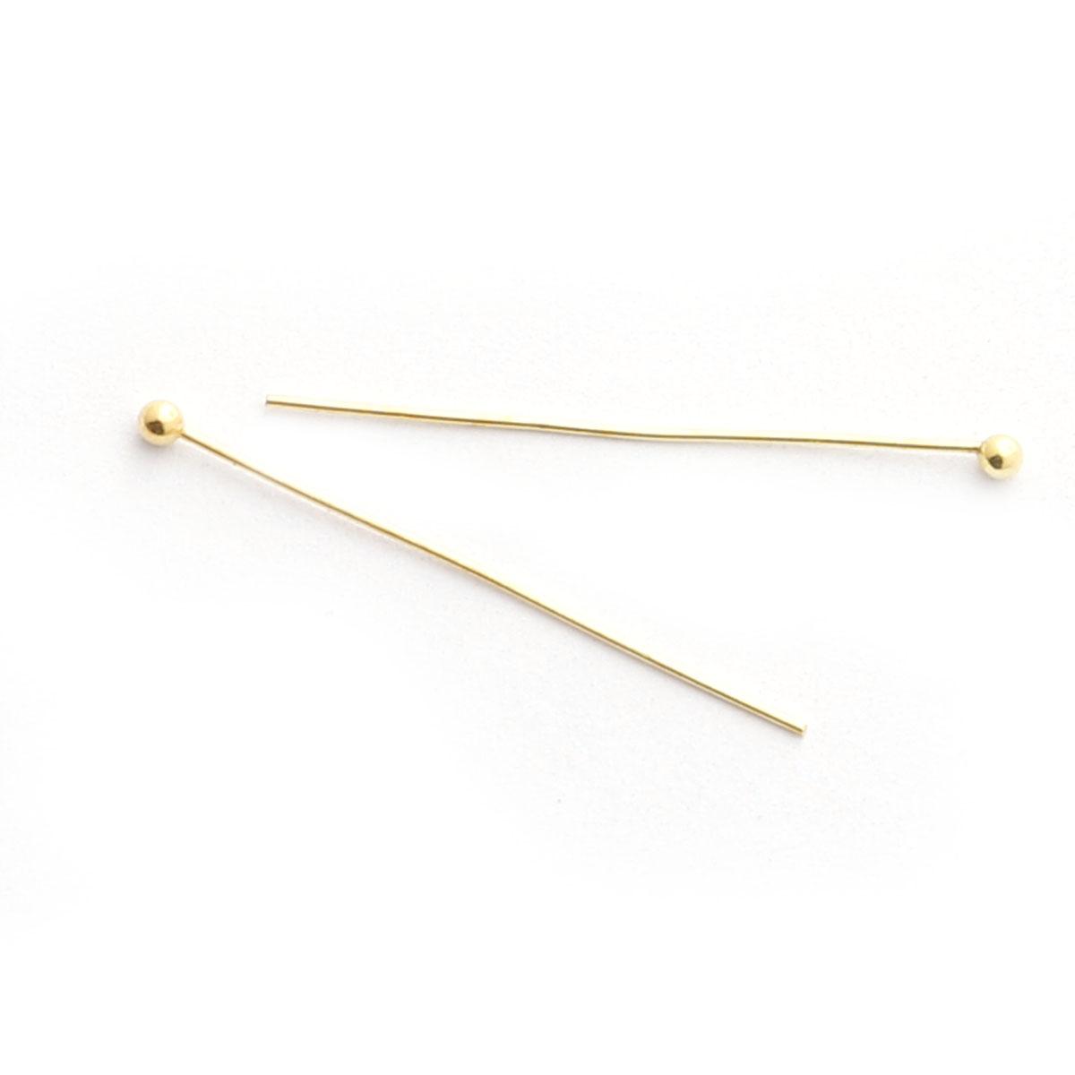 

25 мм Гвоздики с шариком Иглы Материалы для изготовления ювелирных изделий DIY Аксессуары Ожерелье Браслет Серьги 25MM 500pcs серебряный