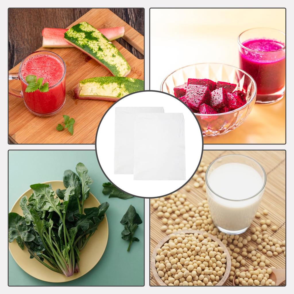 Doyime Filtration Net Strainer Bags (20x30cm) - High-Density Fine Mesh Dashi Strainer Bags for Wine, Juice, Soy Milk, Milk, Squeezing, Steaming,