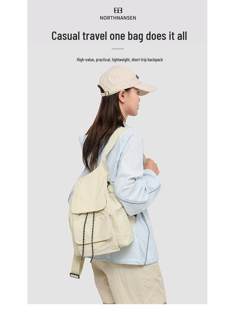 Korean-Style Large Capacity Drawstring Backpack for Outdoor Sports & Casual Use