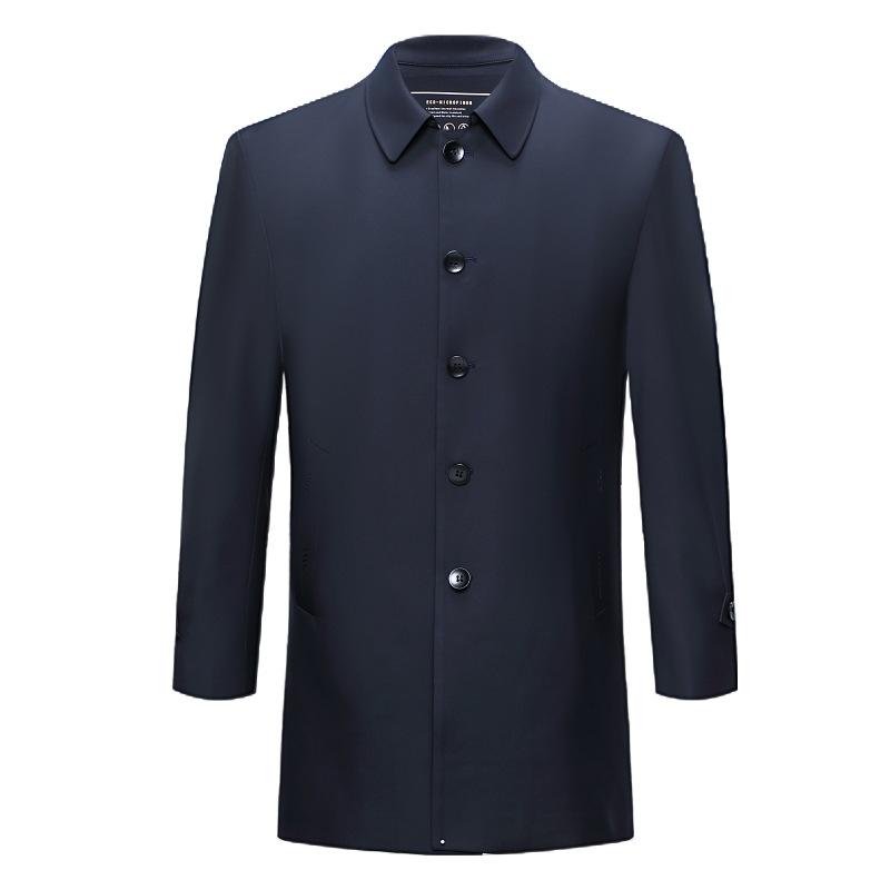 Herbst- und Winterjacke Herren Revers Business-Führer Mittleren Alters und Ältere Väter Windjacke