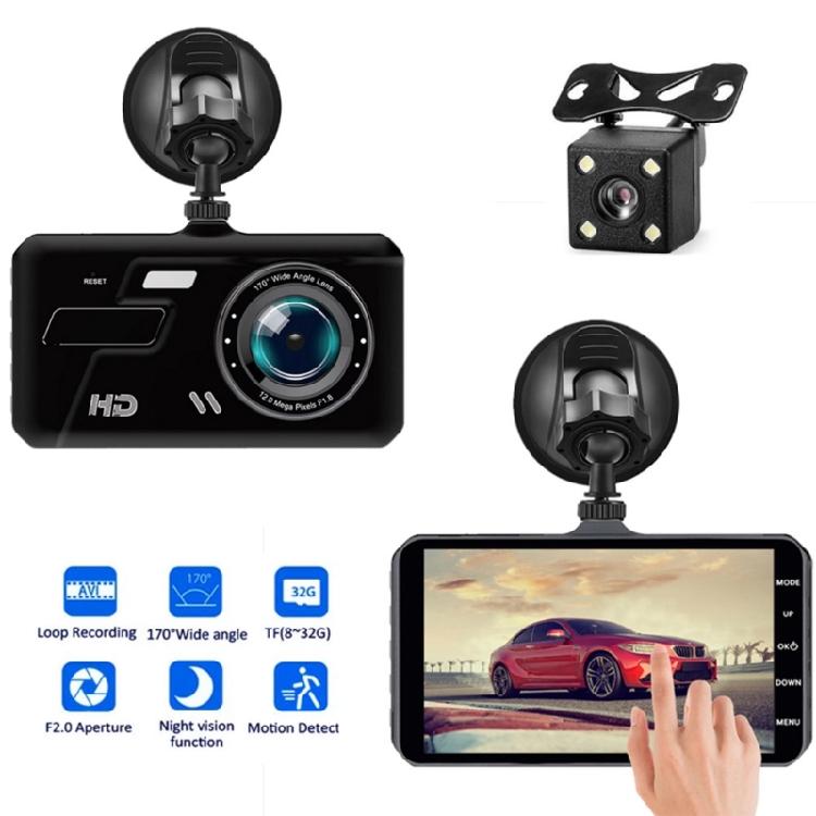 Dashboard Camera 4inch Large Screen In Car Monitoring Camera Full Protections Car Driving Recorder Easy Installation