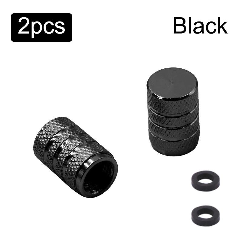 Aluminum Alloy Automobile Tire Valve Cap Three-Slot Circular Universal Valve Core Vacuum Tire Tire Pressure Monitoring Valve Cap Valve Stems 1