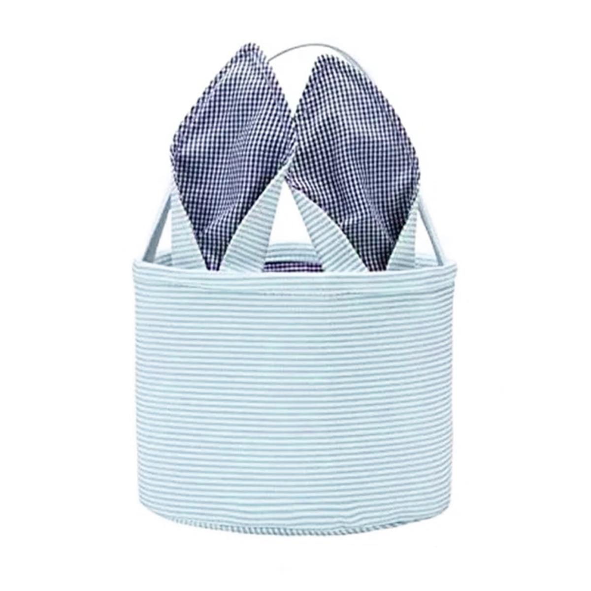 

Сумка для хранения в виде пасхального кролика Yousheng с ручкой, складной дизайн, индивидуальный органайзер для хранения, сумка-тоут с ушками кролика синий