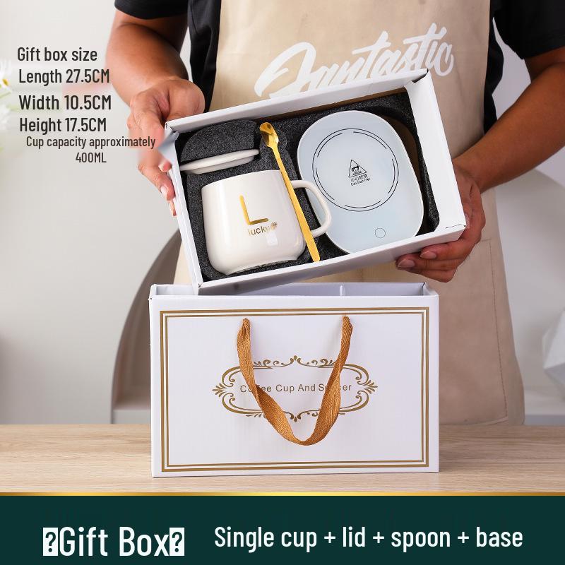 55° Constant Temperature Ceramic Mug Gift Set - Opening Event Custom Souvenir Cup