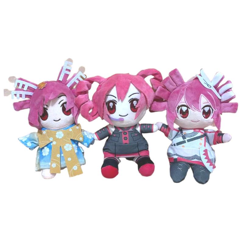Virtuelle Sängerin Heavy Metal Teto Plüschtier Niedlicher Cartoon Baumwollpuppe Fan-Fiction Figur