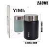230ml Mini Stainless Steel 316 Thermos Mug Fashion Portable Pocket Vacuum Flask Coffee Tea Thermal Water Bottle Tumbler