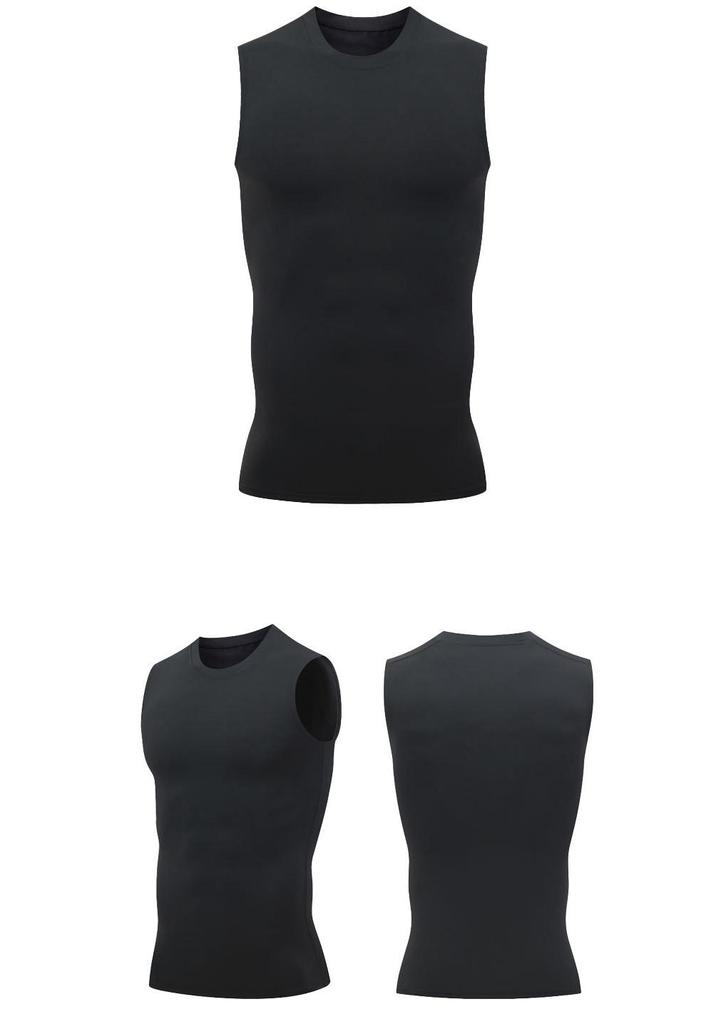 Men's Quick-Dry Sports Vest - Summer Sleeveless Basketball Fitness Top, Sweat-Absorbing, Casual Pure Color Sportswear