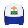 Mesh Sun Hats India Flag Emblem Vintage  Summer Trucker Hat For Unisex-Teens  y2k Funny Hot Sale Hunting Camping Baseball Cap