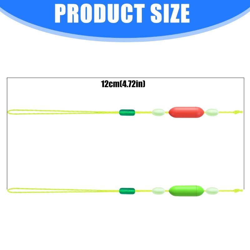 Fishing Float With Automatic Depth Detection Bright Light Float Bobbers Flexible Line