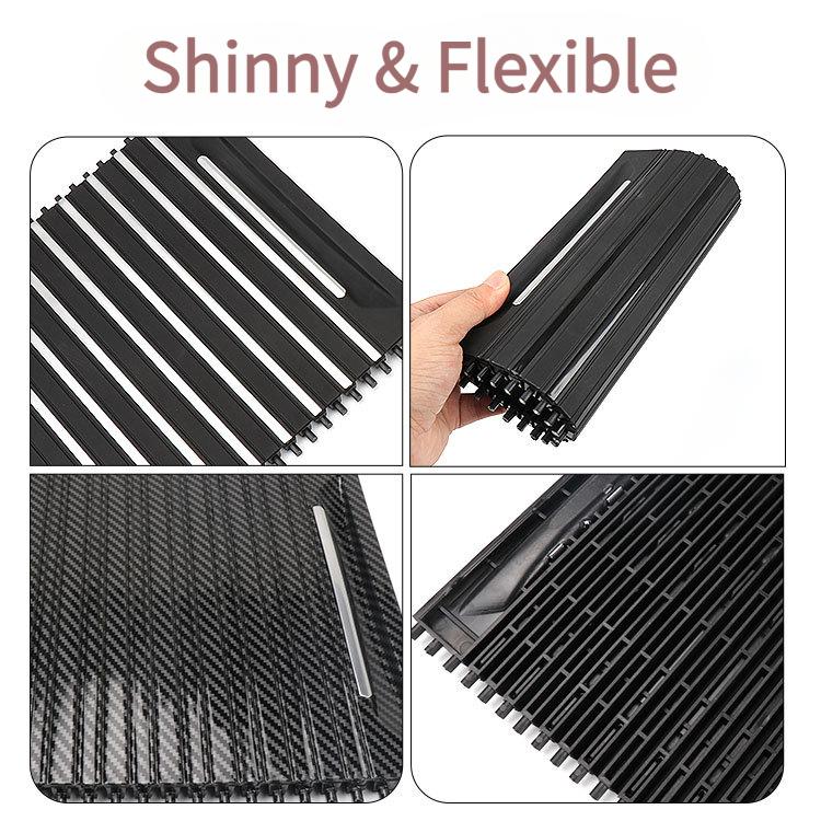 51169251973 Wnętrze samochodu Uchwyt na kubek z napojem Wodą Konsola Środkowa Roleta Zasuwana Rolka do BMW X5 X6 F15 F16 2014-2018