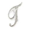 Dopis brož Příslušenství Pin Brož slitina Móda Angličtina živůtek Kostým Plný diamant vykládaný vodou