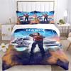 Classic Movie Back To The Future Canary Bedding Set Single Twin Full Queen King Size Bed Set Adult Kid Bedroom Duvet Cover Sets