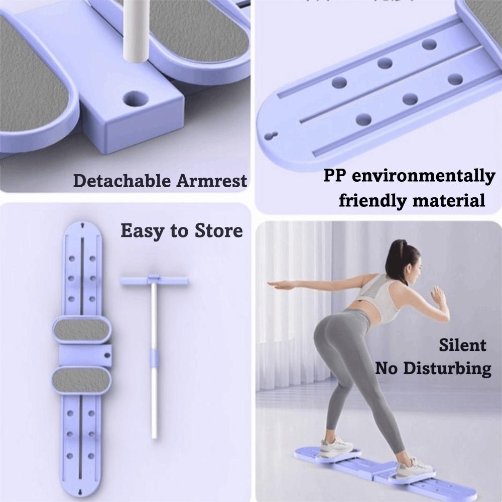 with Timer Ski Machine Beautify Leg Shape Hip Leg Trainer Muscle Training Device Home Fitness