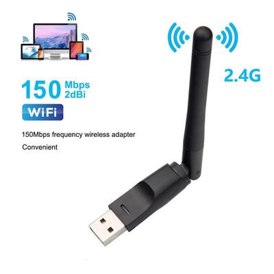 Mini 150Mbps USB WiFi Adapter 2.4GHz Wireless Network Card with 2dbi Antenna 802.11 B /g/n USB 2.0 WiFi Receiver LAN Dongle