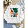 Kids Sweatshirt Trendy Crewneck Sweatshirt Featuring a Sunshine Abstract Art Print