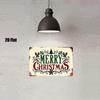 Vintage Metal Tin Sign Christmas Wall Decor Rustic Pub Bar Kitchen 8x12 Inch