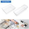 New S/M/L/XL/XXL Desktop Storage Box Drawer Sundries Sorting Storage Organizer Rectangular Transparent Cosmetics Organizer Boxes