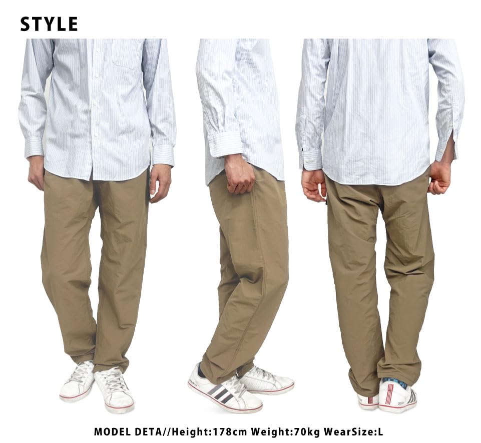 GRAMICCI Nylon Gramicci Pants, Water-Repellent, Lightweight, Climbing Pants, Easy Pants, GMP4-SJP03 (S, COYOTE)