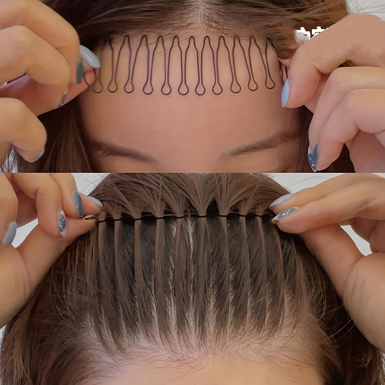 

5-in-1 Wave Hair Trimming Fork Comb Set,Mini Bangs Fixer&Broken Hair Styling Tool,Portable Haircut Assistant for DIY Hairstyling сірий колір