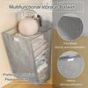 Wall-Mounted Foldable Hamper with Cover | Space-Saving Cloth Basket Suitable for Bathroom, Bedroom, Living Room