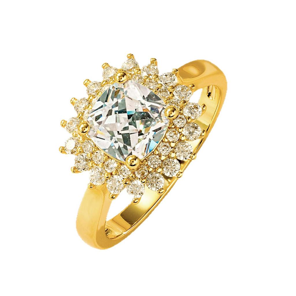 Luxuriöser Schneeflocken Zirkon Ring – Elegantes Design, Vielseitiger Stil für den Weg zur Arbeit