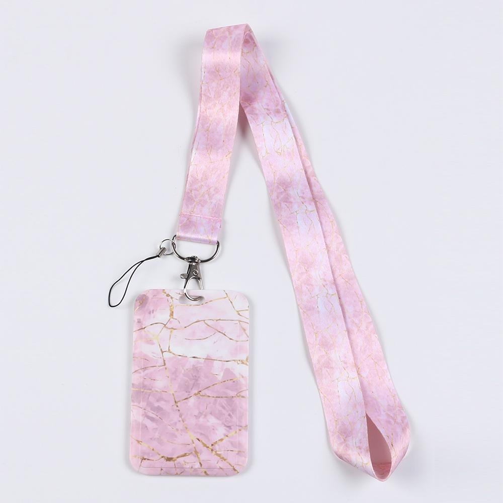 Handy Umhängeband Crossbody mit Handschlaufe Marmormuster Kartenfach Hülle für Bus-/Ausweiskarte Handy Umhängebänder Verstellbarer Riemen