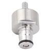 2Pcs Stainless Steel Carbonation Cap Forced Carbonation PET Bottle Filling CO2 Coupling Cap for Soda Beer Home Beverages
