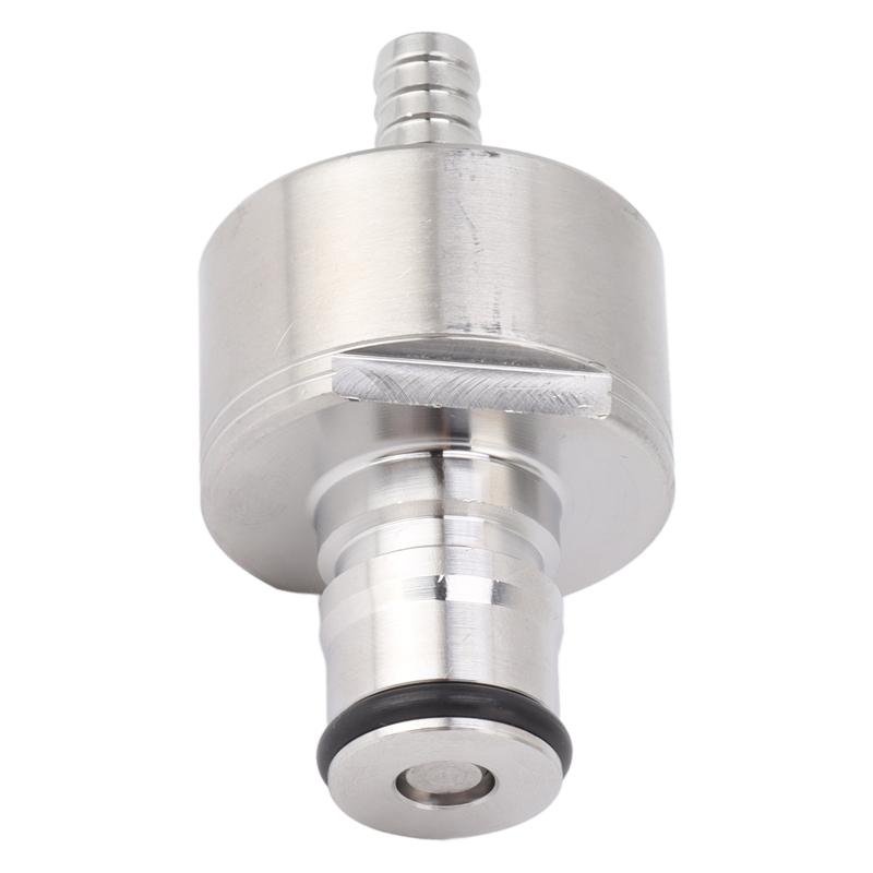 2Pcs Stainless Steel Carbonation Cap Forced Carbonation PET Bottle Filling CO2 Coupling Cap for Soda Beer Home Beverages
