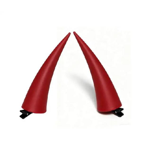Chainsaw Man Cosplay Power Demon  Anime Devil Red Horn Hair Clips Cute Headwear Gifts Model Devil s Horn Hairpin Halloween 7.5cm