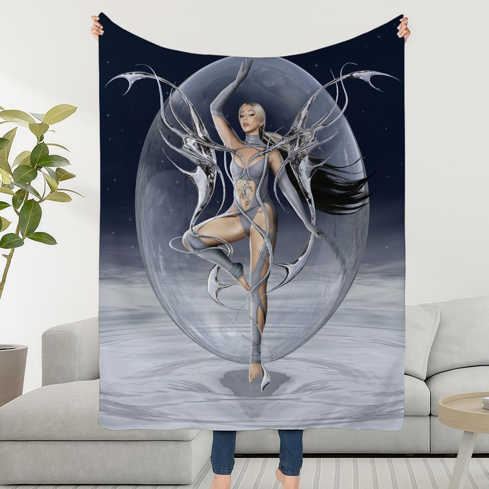 DRAGON Blanket NAVE Throw Super Cosy Plush Living Room Lola Sofa Couch Indigo Childish Birthday Gifts