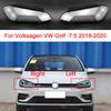 Car Headlight Lampshade For Volkswagen VW Golf 7.5 2018-2020 Transparent Cover Headlight Shell Lens HeadLight Glass