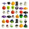 24/36Pcs/Set Mini Ghost Squishy Toy Random Realistic Pumpkin Pinch TPR Fidget Toy Set  Party Favor