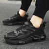 Men's Shoes Spring and Summer Simple Black Fashion Running Shoes Air Cushion Bottom Rebound Mesh Breathable Sneakers