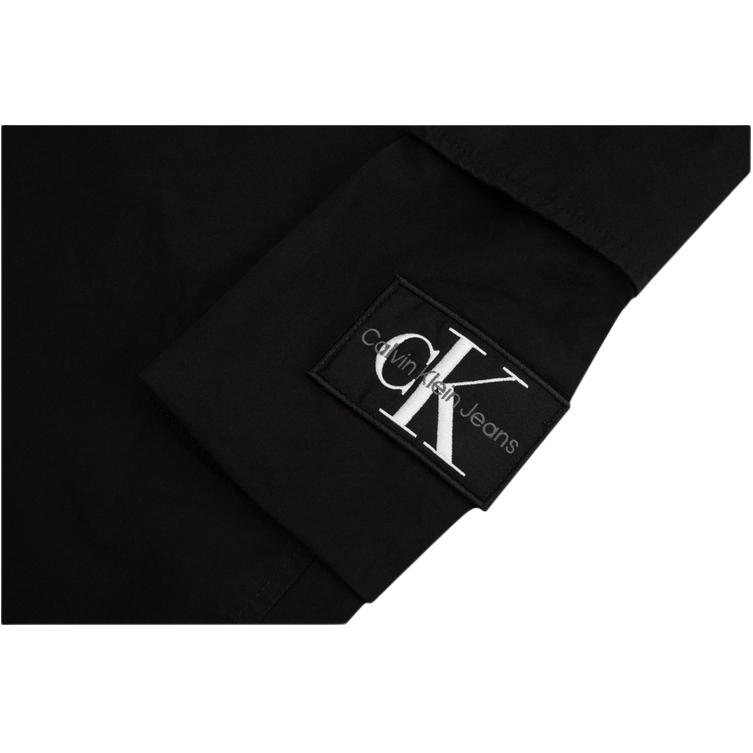 Calvin Klein Classic Embroidered Logo Button Elastic Waist Cargo Joggers Men bottoms J325125