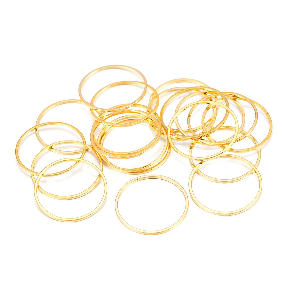 20-50pcs Earrings Making 8-60mm Hoops Earring Wires Connectors Closed Circle Rings for DIY Pendant Jewelry Making Accessories