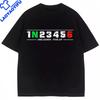 1N23456 Motorcycle Shift Pattern Biker Motorcyclist TShirt  Streetwear Funny Short Sleeved Graphic T Shirts Boys Car Lover Tee