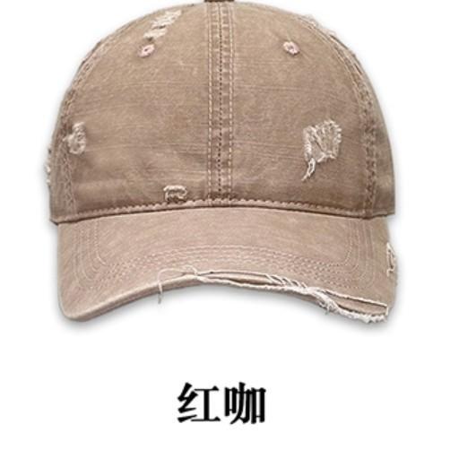 Washed Embroidered Baseball Cap For Men And Women Versatile Retro Soft Top Cap Sunscreen Shade Outdoor Trend