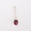 Rhodolite Gemstone 925 Sterling Silver Jewelry Handmade Pendant 1.79" For Gift PP-60-12