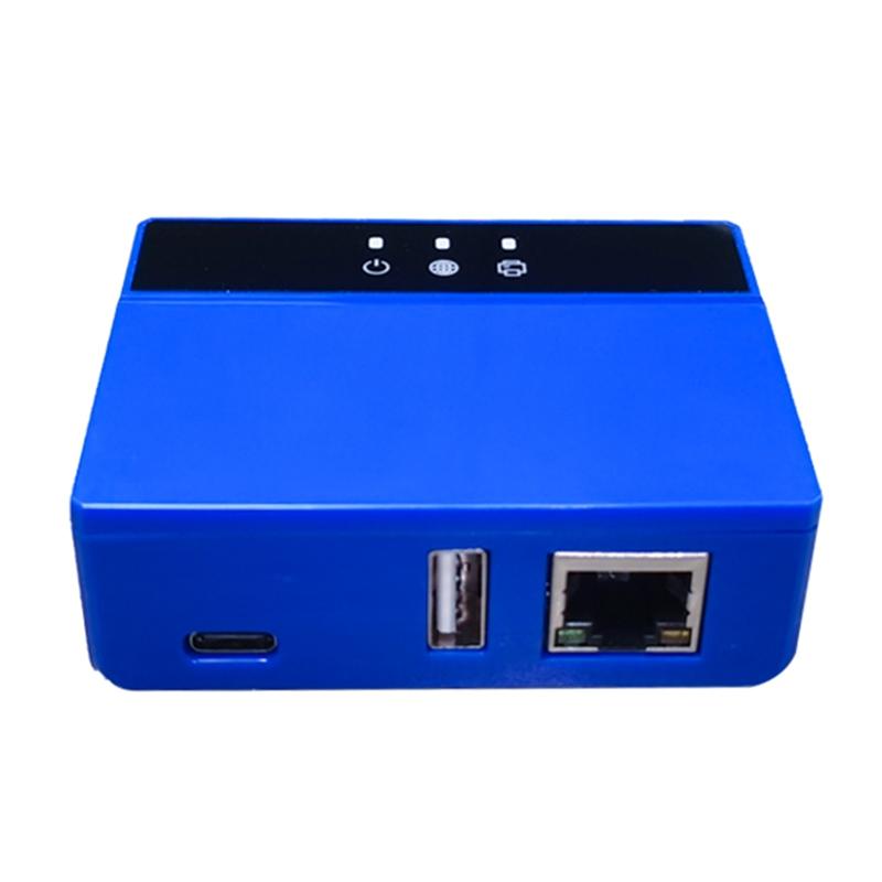 A96I-Wifi Ethernet Bluetooth Print Server, Transform Your USB Printer Into A Wireless Printer. EU PLUG
