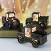 Table Ornament Christmas Truck Festival Desktop Decoration LED Lighting Tabletop Decor