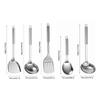 5Pcs Kitchen Cooking Utensils Set 304 Stainless Steel Practical Spatula Kitchen Utensil Set Cooking Tool Washable Spoons Utensil