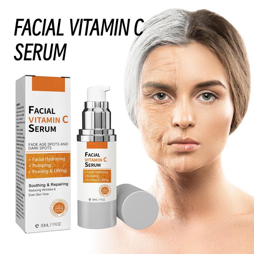Fortschrittliche Anti-Aging-Formel – Vitamin C, Niacinamid, Hyaluronsäure – Facelift-Serum gegen Falten. 30 ml
