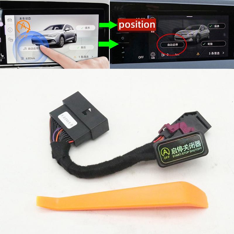 Auto A Off Canceller Start Stop Engine Eliminator Device Cable For VW Golf 8 Teramont Talagon Octavia Seat Cupra Formentor Leon