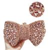 Luxury Rhinestone Bow Crystal Clutch Evening Bag