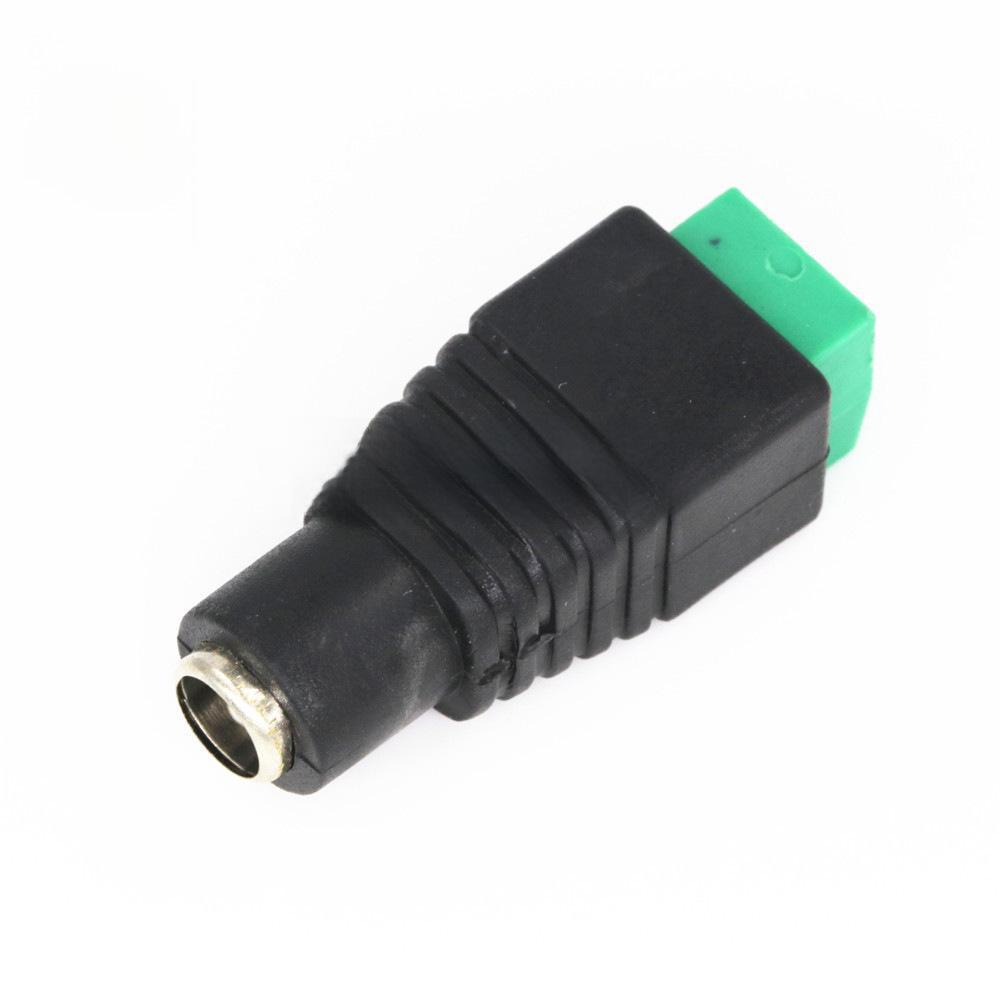 5.5x2.1mm DC Power Socket & Plug Set: Male and Female Connectors