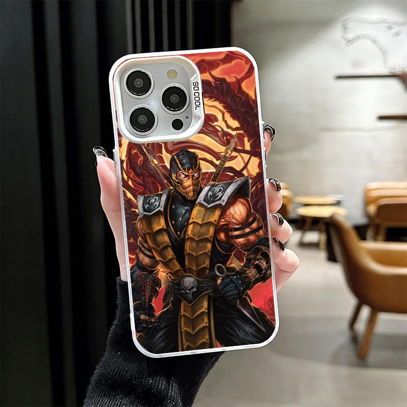 Mortal Kombat Game Soft Phone Case for iPhone 15 16 17 Pro Max 17Air 16E 14 Plus 13 12 Mini Shockproof Cover Back Shell
