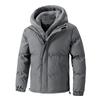 Winter Men Thick Casual Hooded Parka Jacket Man Fleece Outdoor Parka Overcoat Male Sport Outwear Parka