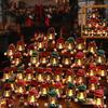 Snowman Lantern Christmas Small Lamp Decor Hangable Lamp With Hats Scarves For Holiday Outdoor Indoor Party Tabletop Tree Winter