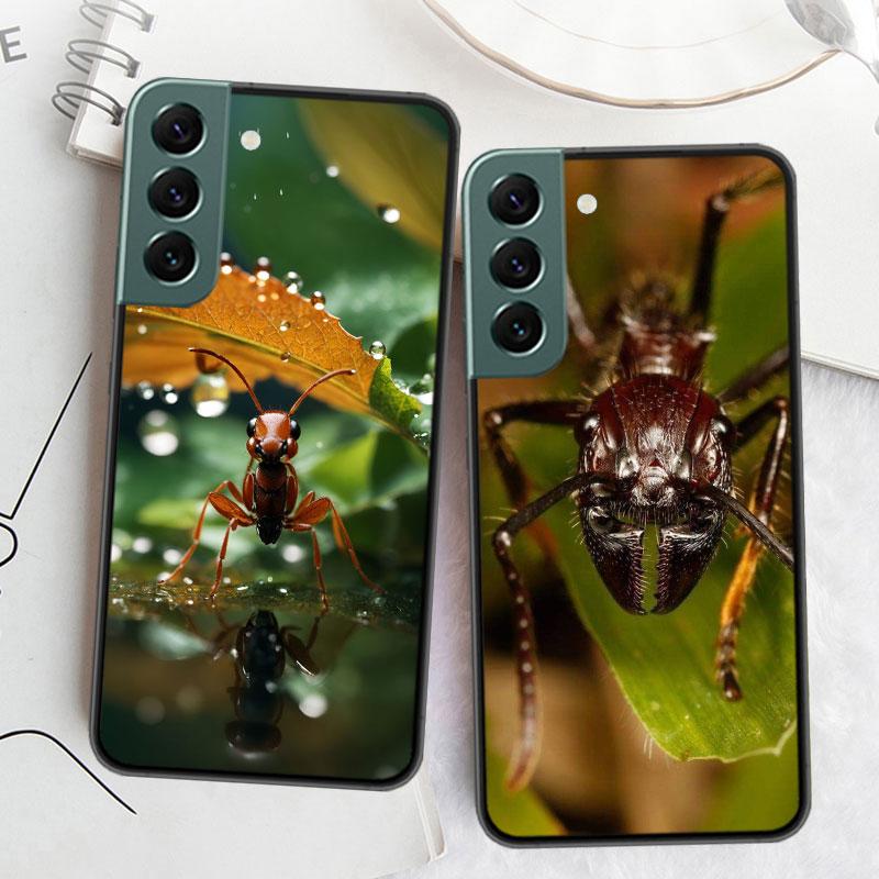Red Fire Ants, Worker Ants Phone Case For Samsung Galaxy S22 S25 Ultra S21 S10 Plus S26 Edge S20 S23 S24 FE Cover Silicone S