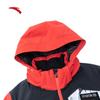 Anta Color Block Pattern Printed Fleece Lined Zipper Hooded Ski Jacket Men Jacket Red 152247802-1
